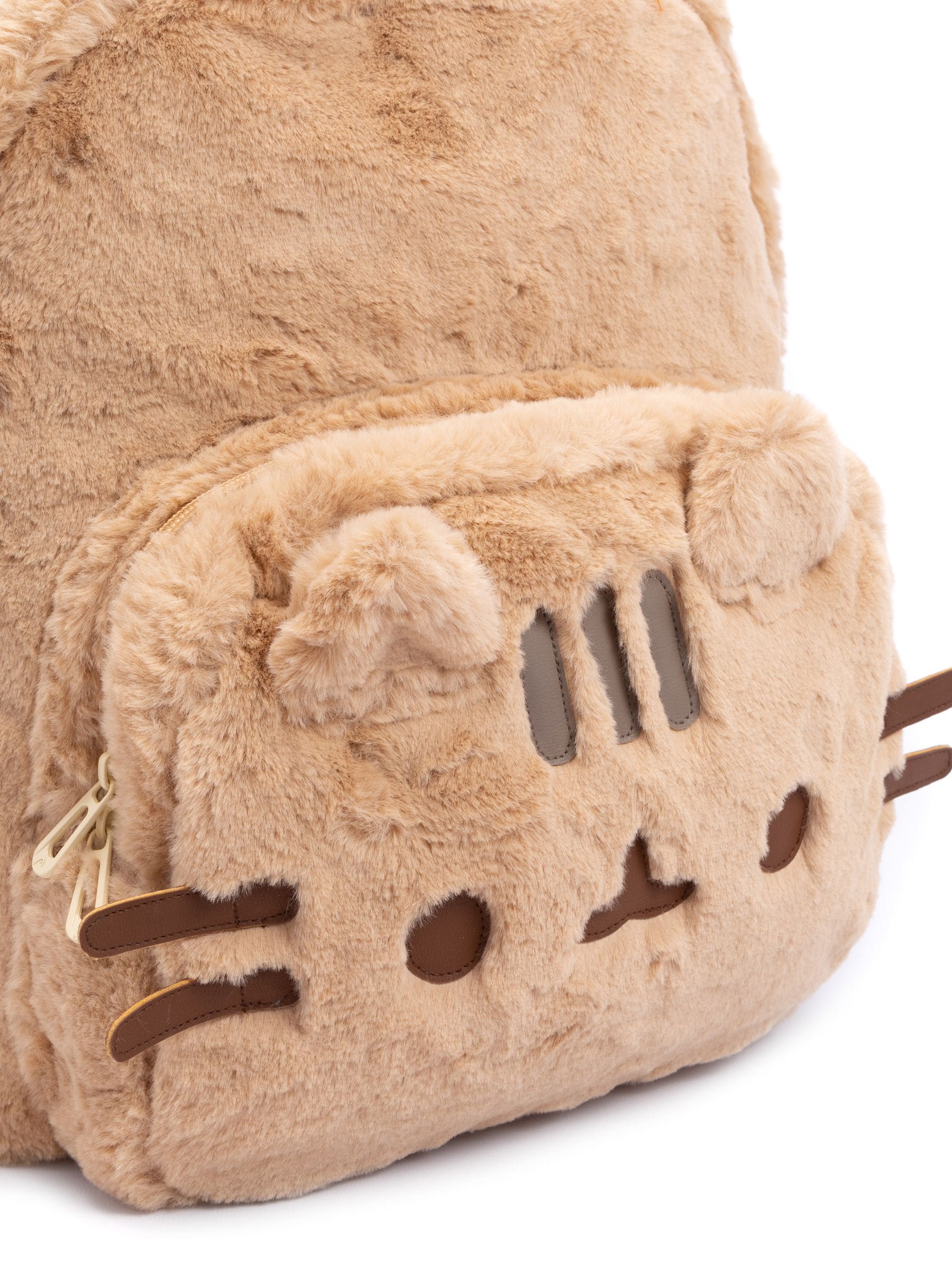 Vanilla Underground cream Pusheen furry backpack, imported from the UK