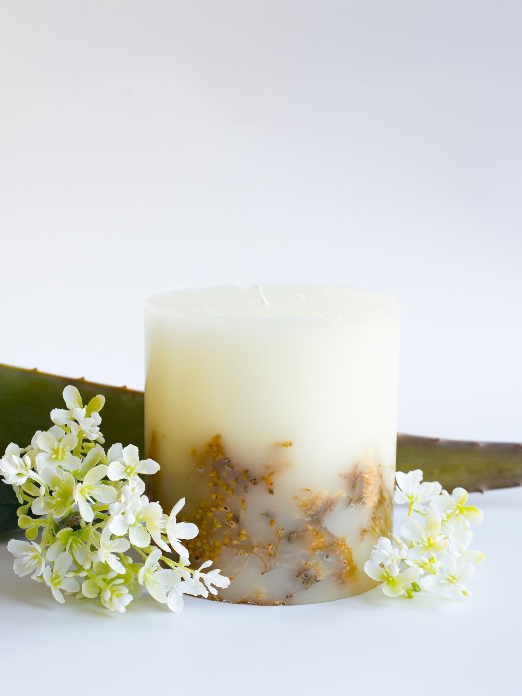 Lower Lodge Cashmere scented botanical candle, imported from the UK