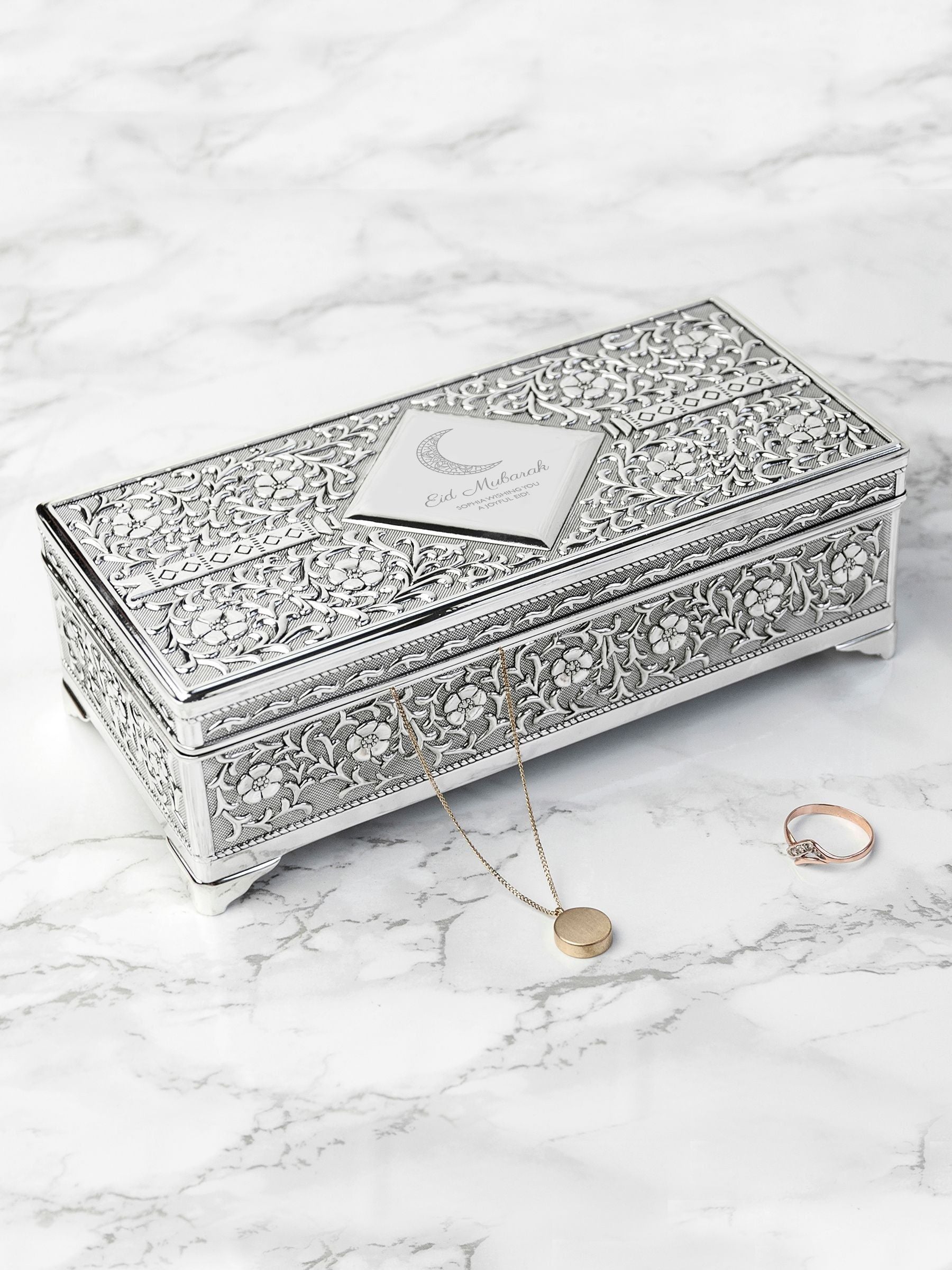 Treat Republic personalised Eid trinket box, imported from the UK