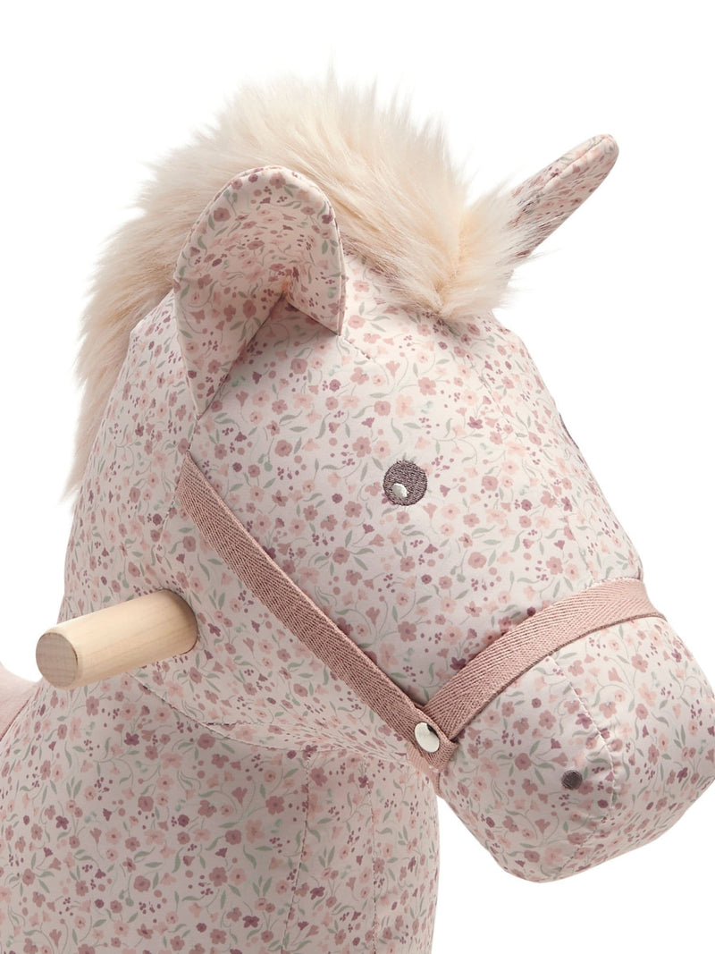 Mamas & Papas pink floral rocking horse 63x70x28cm (British brand)