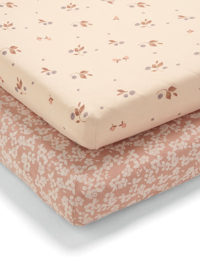 Next Mamas & Papas Draps-housse pour lit bébé 100% Coton Rose Berry 2 Pack - Acheter en ligne chez McGrocer