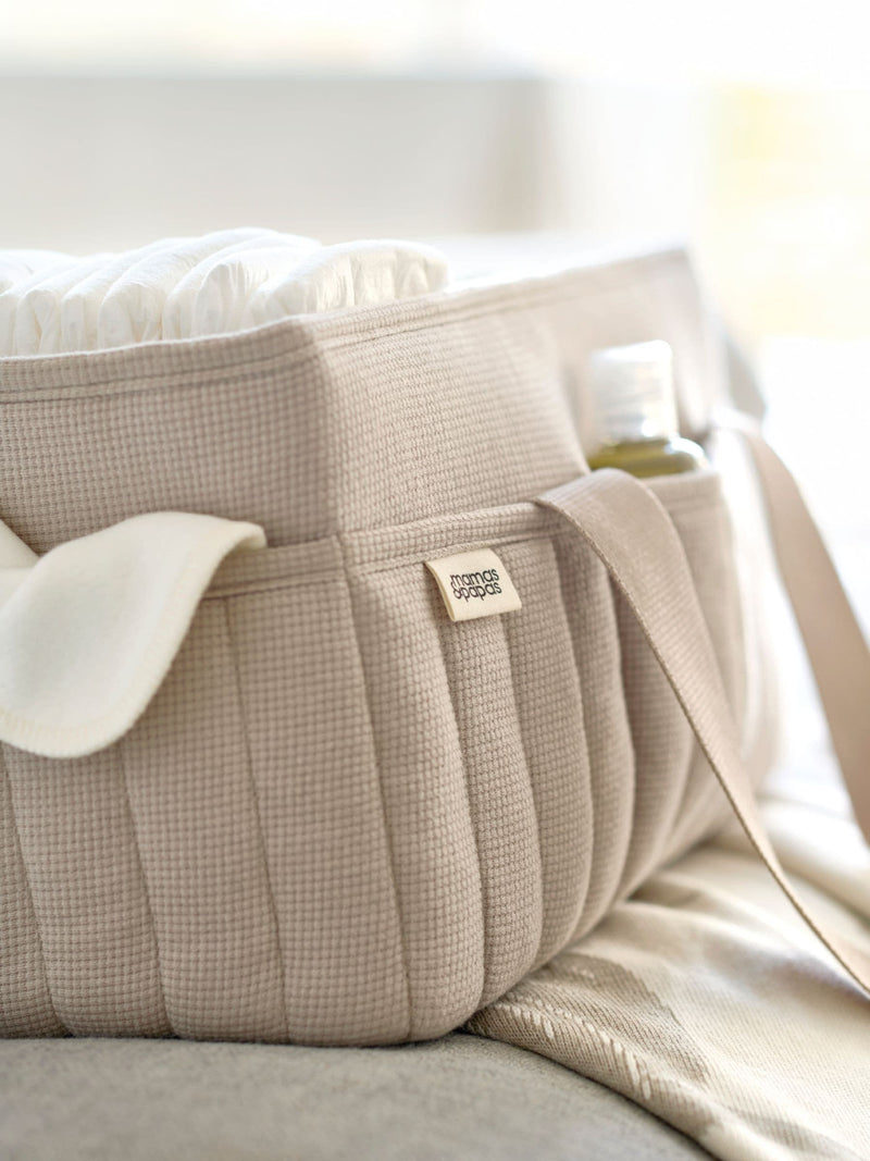 Mamas & Papas Neutral Nappy Caddy for baby essentials, imported from the UK