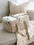 Mamas & Papas Neutral Nappy Caddy for baby essentials, imported from the UK