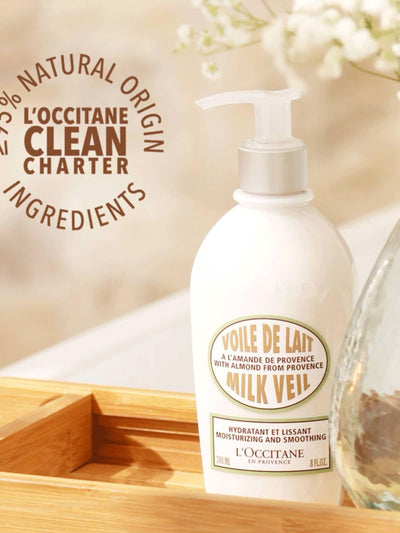 Next L'Occitane Almond Milk Veil Body Moisturiser 240ml- Buy online at McGrocer