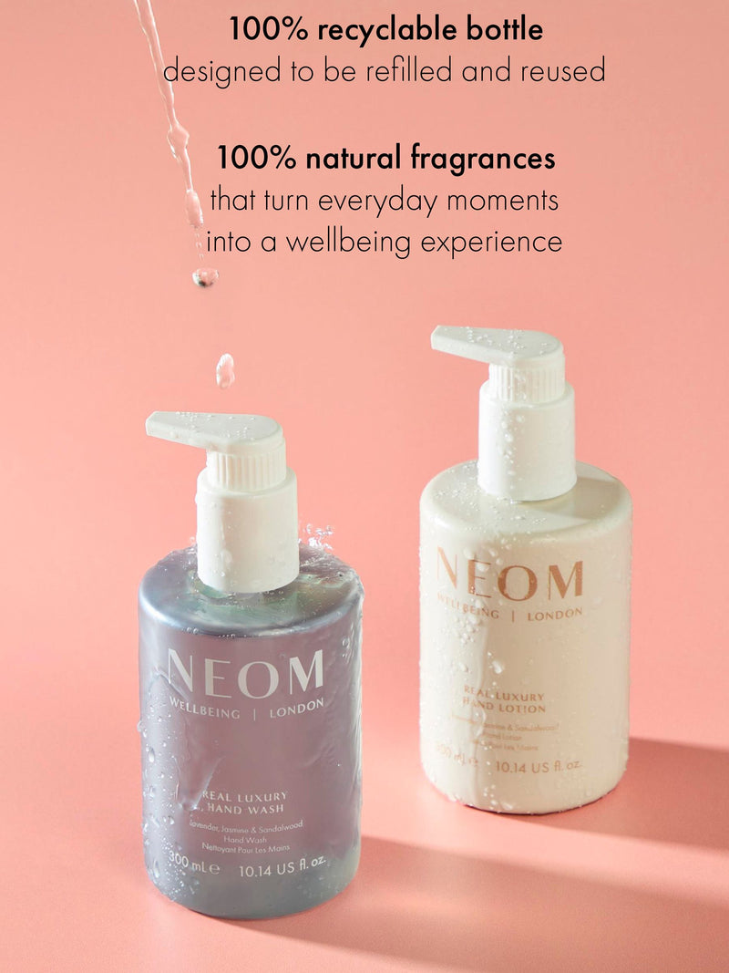 Neom hand wash Lavender, Jasmine & Sandalwood, imported from the UK