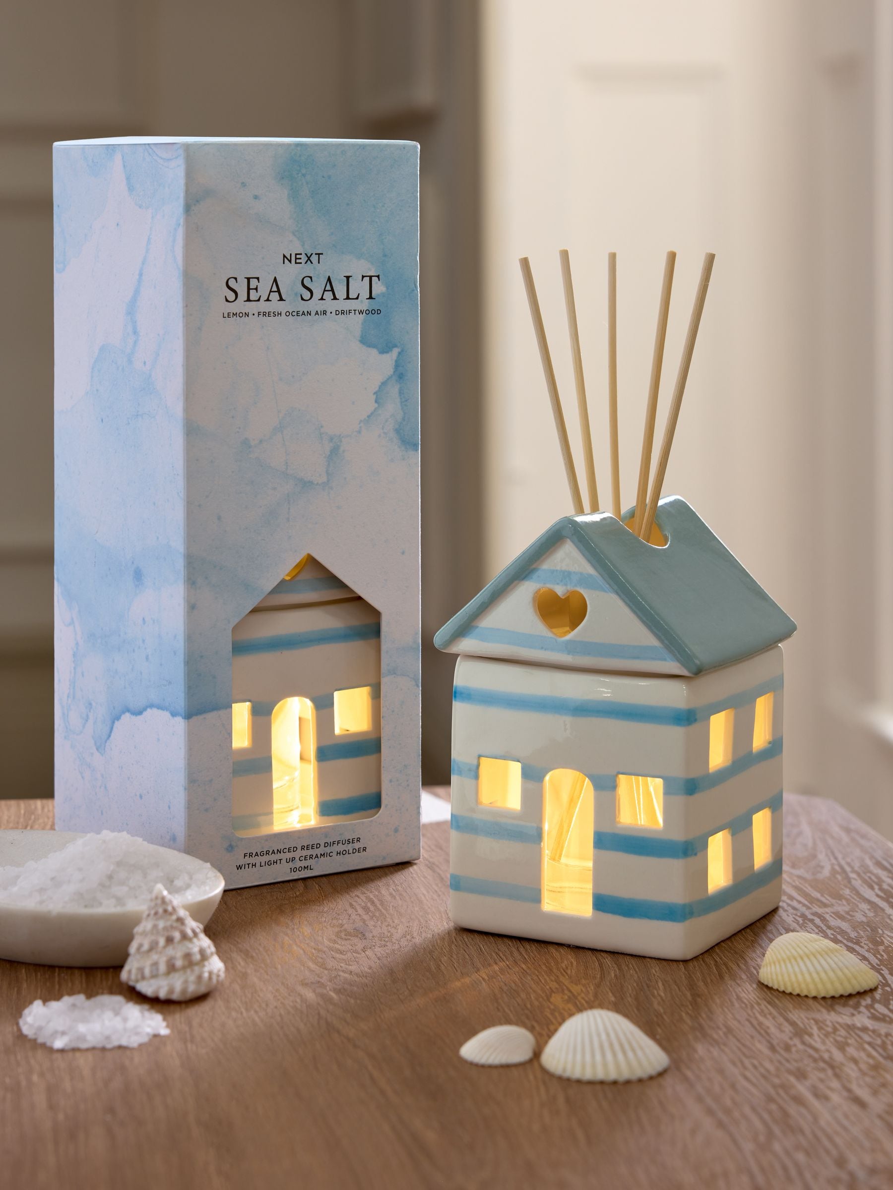Sea Salt and Citrus Reed Diffuser Set of 3
