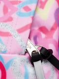 HYPE Pink Graffiti Hearts backpack (British brand)