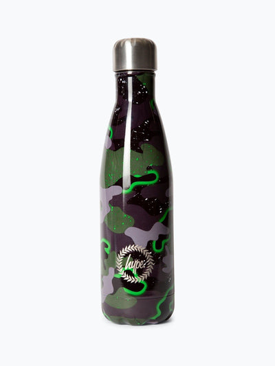 Next Hype Green Glow Camo Thermal Water Bottle 500ml- Buy online at McGrocer