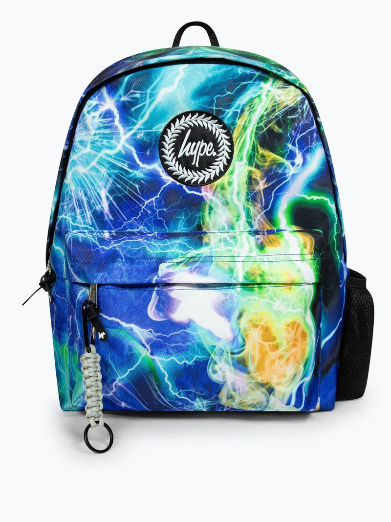 Hype blue iconic lightning storm backpack 18L, UK version
