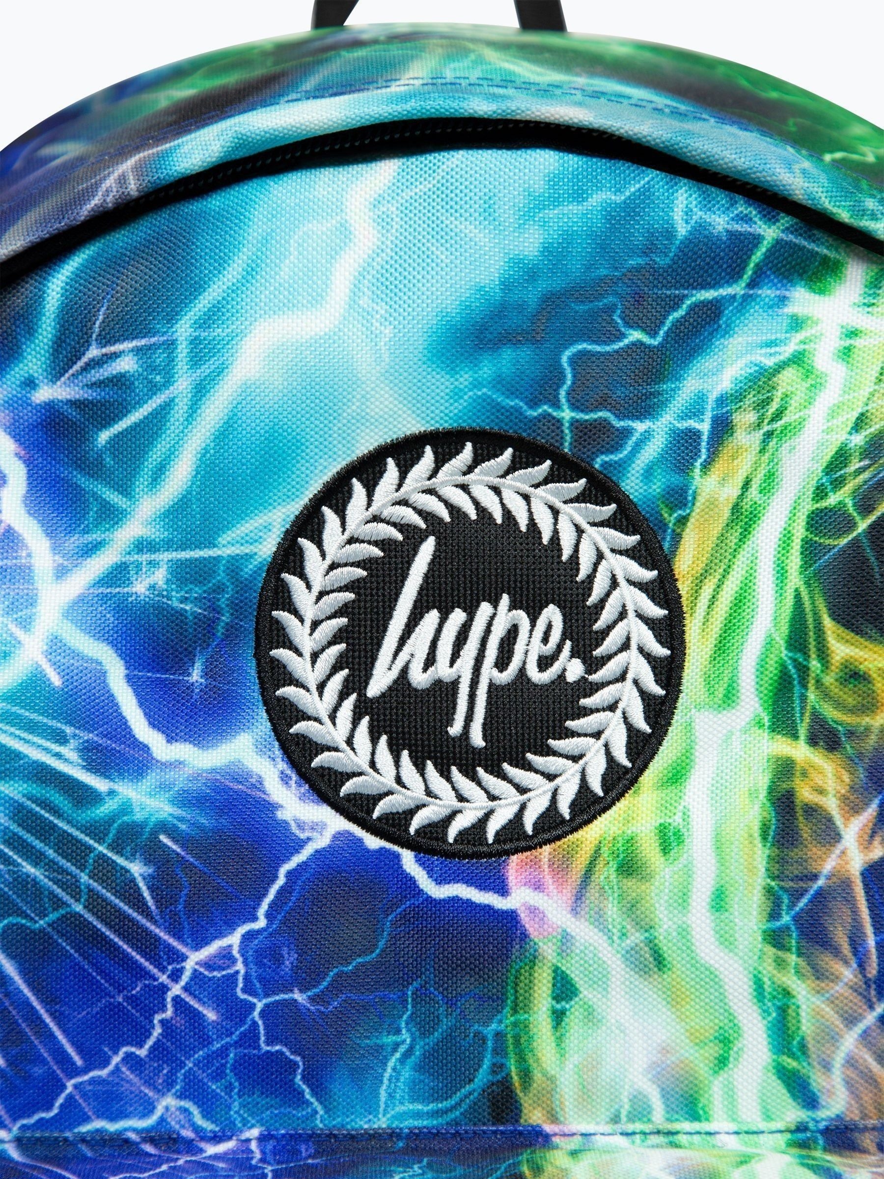 Hype blue iconic lightning storm backpack 18L, UK version
