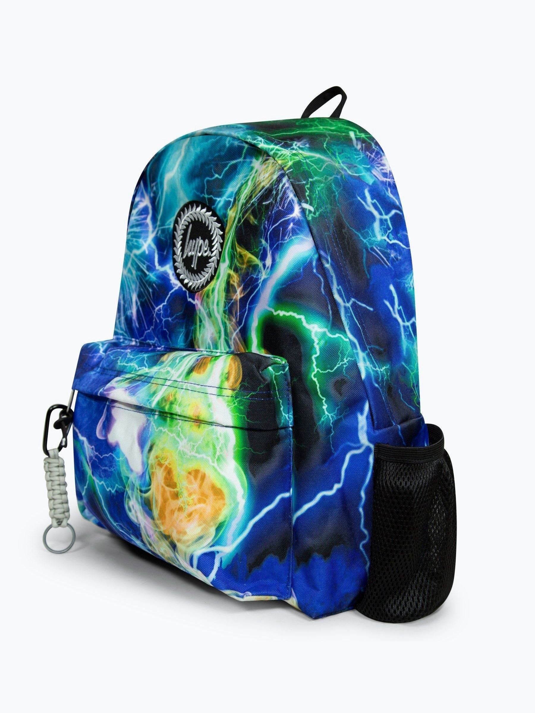 Hype blue iconic lightning storm backpack 18L, UK version