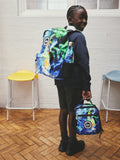 Hype blue iconic lightning storm backpack 18L, UK version