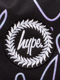 Hype. Iconic Backpack purple glitter scribble hearts - British product