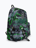 Hype green glow camo backpack, 42x30x12cm - British product