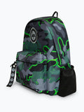 Hype green glow camo backpack, 42x30x12cm - British product