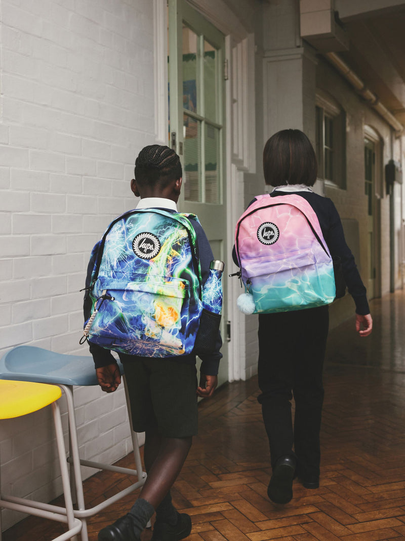Hype pastel pool school backpack, UK version