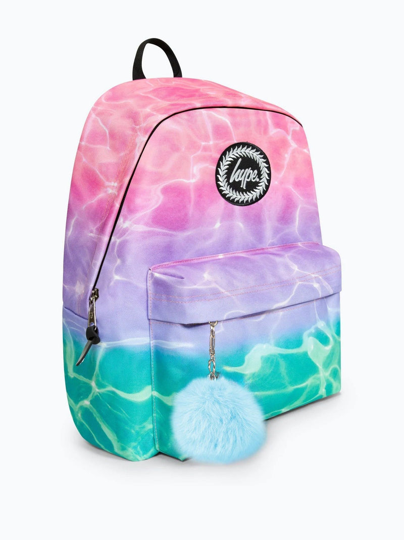 Hype pastel pool school backpack, UK version