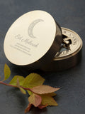 Treat Republic personalised Eid Mubarak sundial compass, imported from the UK