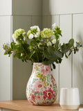 Multicolour Lisse Floral Print Medium Ceramic Vase