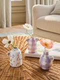 Set of 3 Maisie floral ceramic vases 9.5cm, UK version