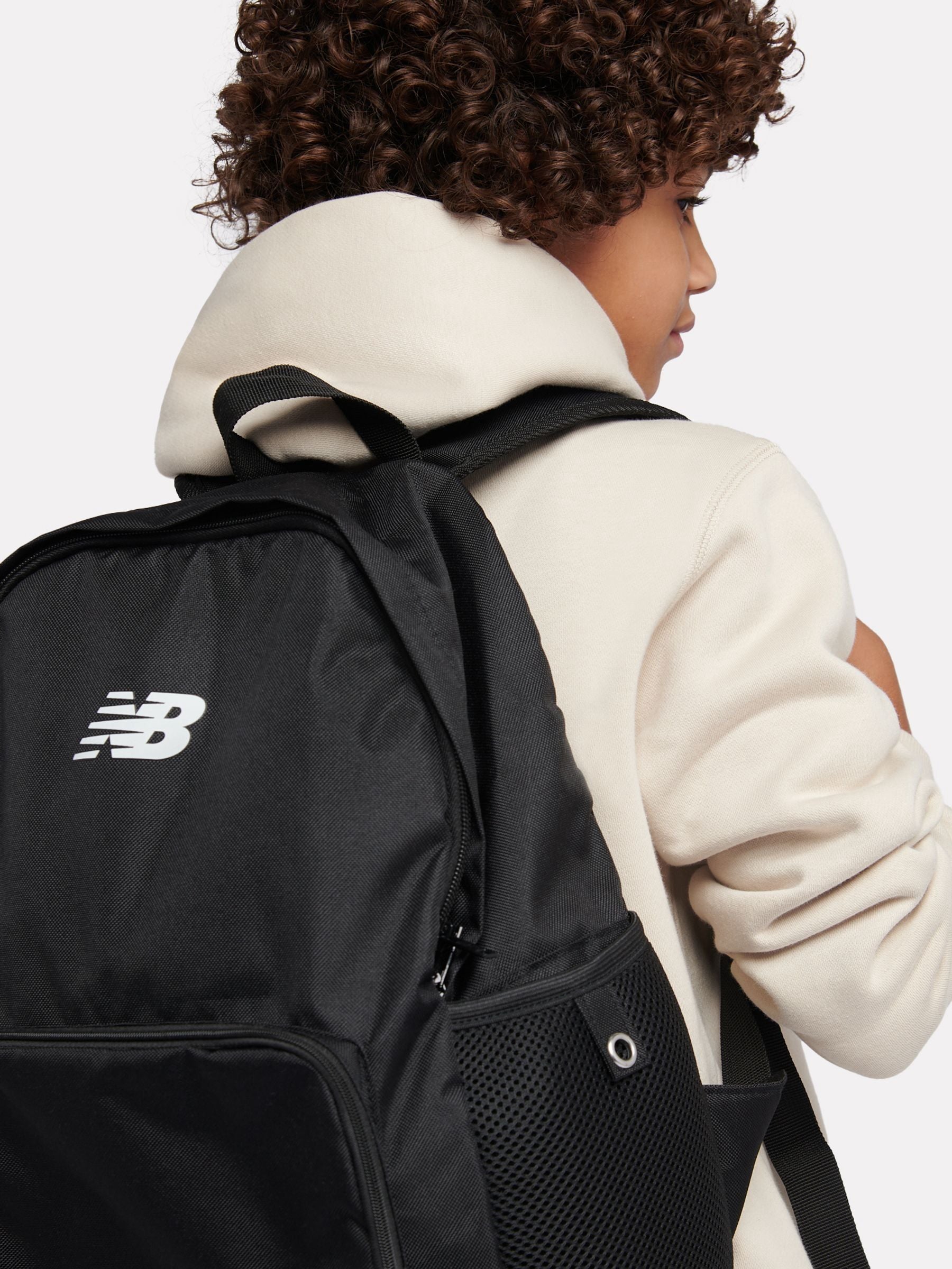 New Balance black backpack for kids (British brand)