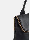 Whistles Black Verity leather backpack, imported from the UK