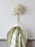 Laura Ashley Cream Hydrangea hooks set of 2, imported from the UK