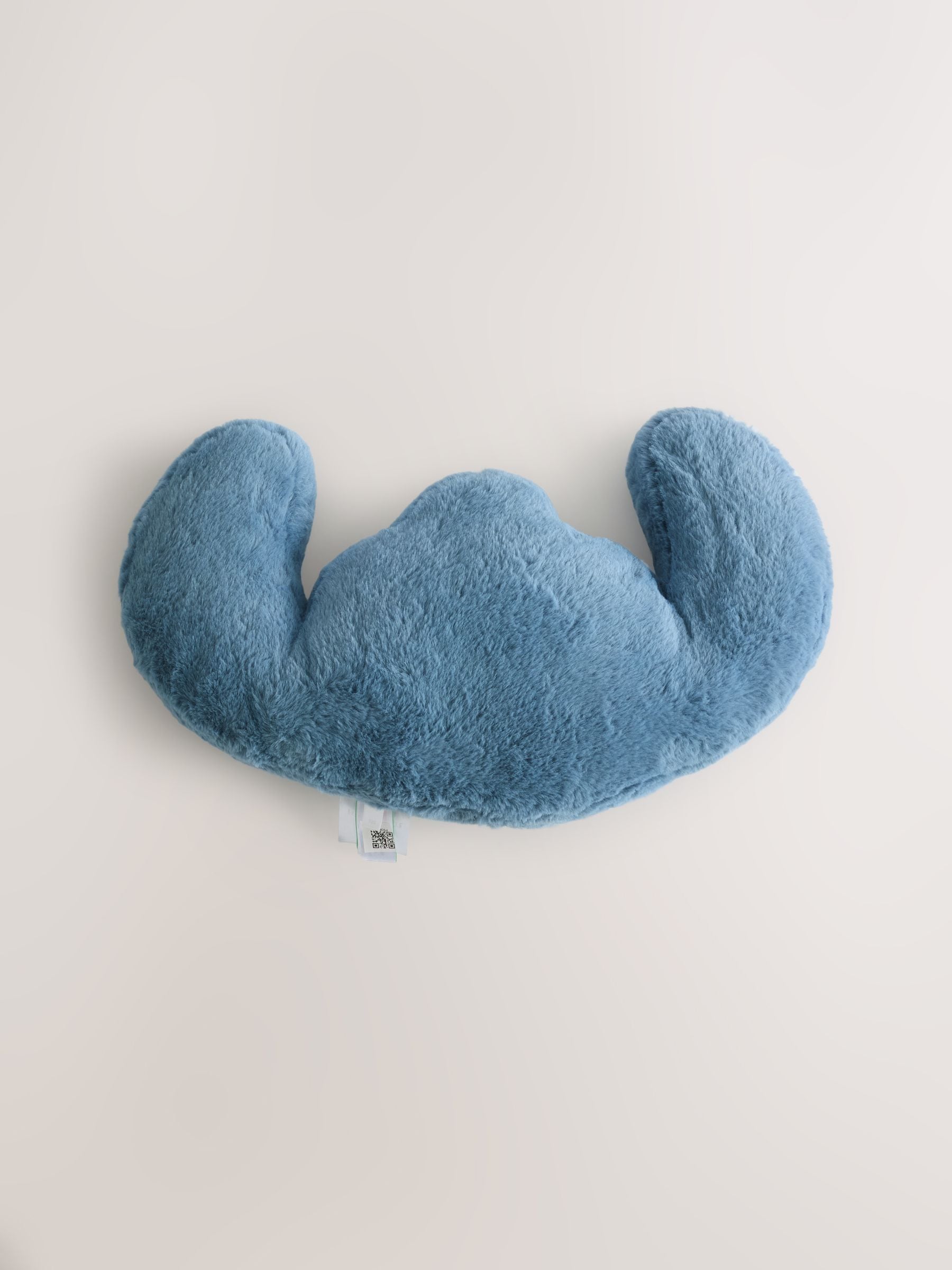 Stitch plush cushion velvet feel recycled polyester, imported from the UK