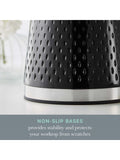 Swan black kitchen storage canisters set of 3 - British product
