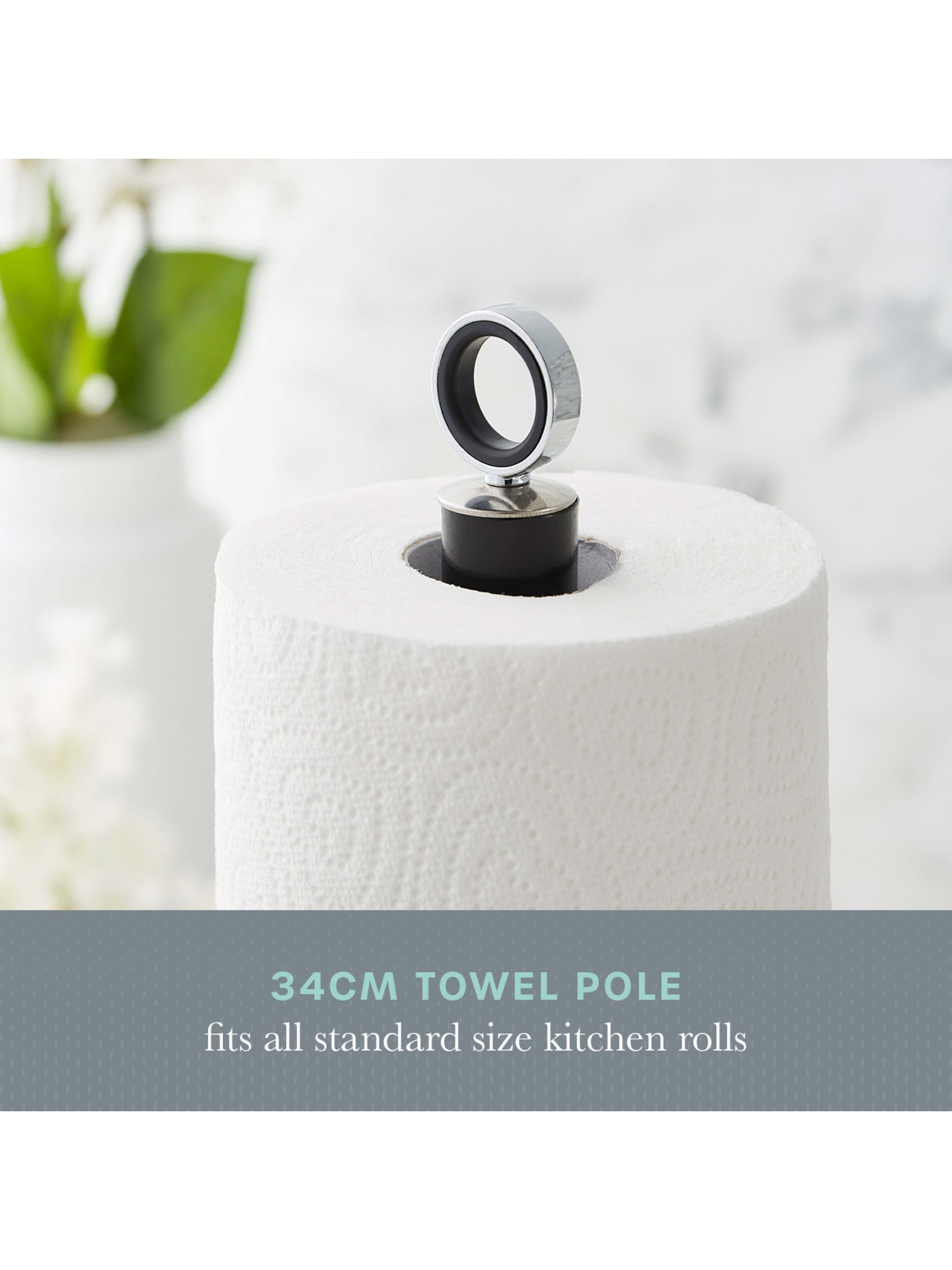 Swan black towel pole mug tree set, imported from the UK