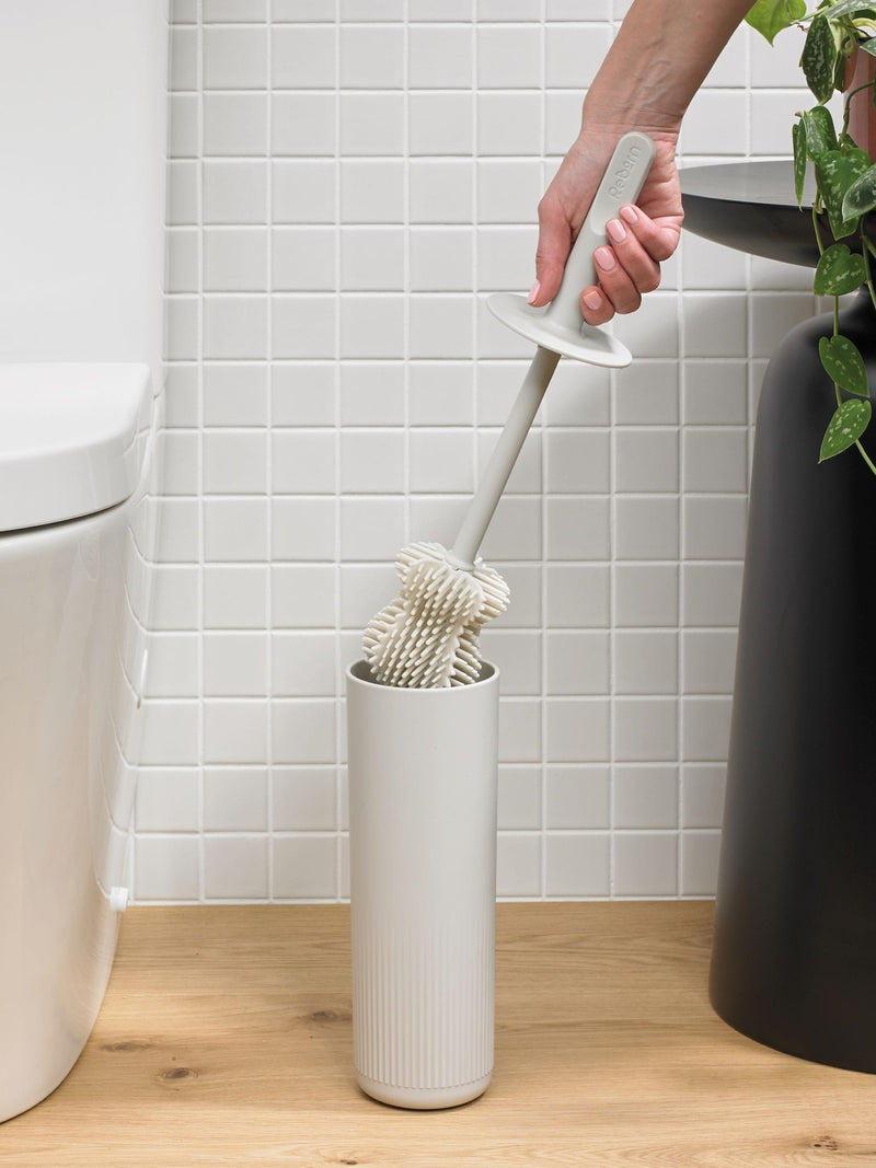 ReBorn graphite black toilet brush, imported from the UK