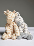 Mamas & Papas Ziggy Zebra grey zebra soft toy (British brand)