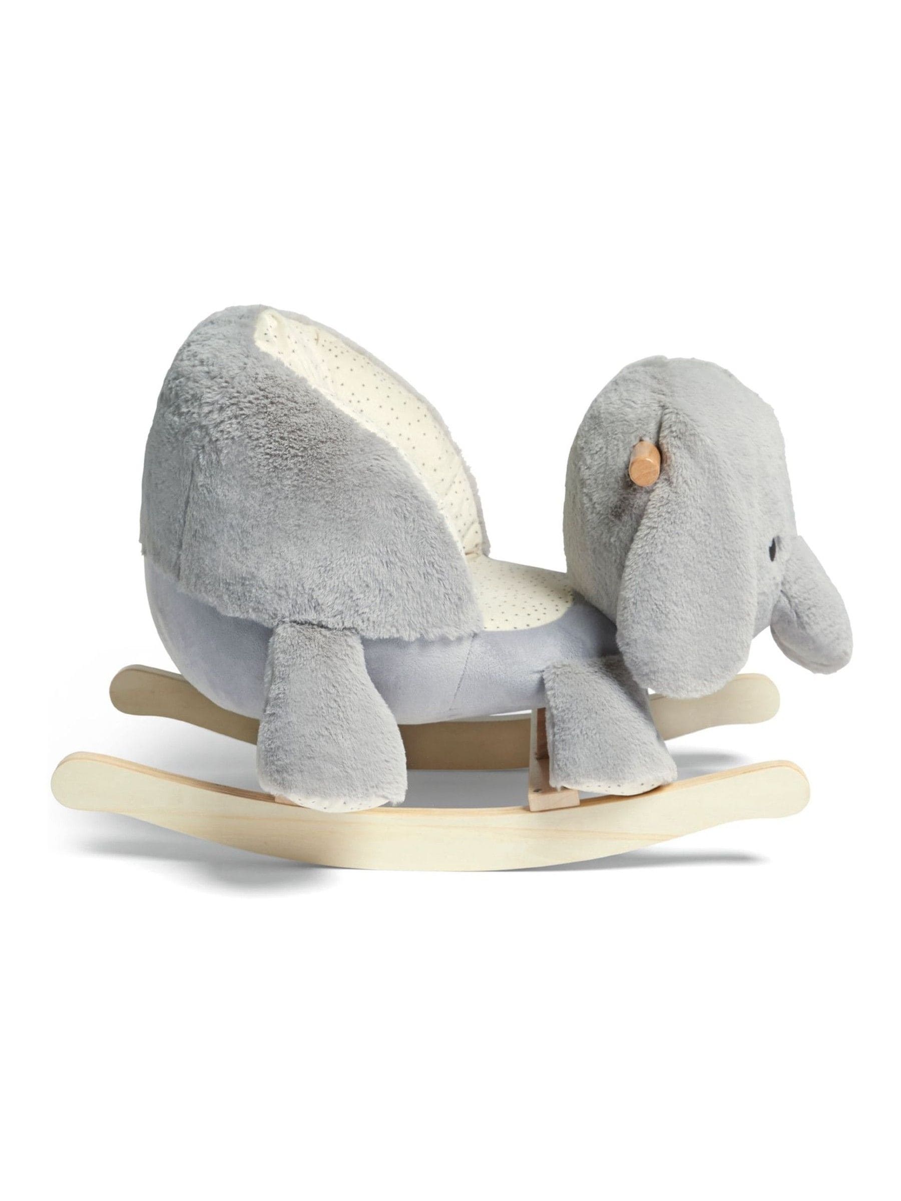 Mamas & Papas elephant rocking horse with pink floral print, UK version