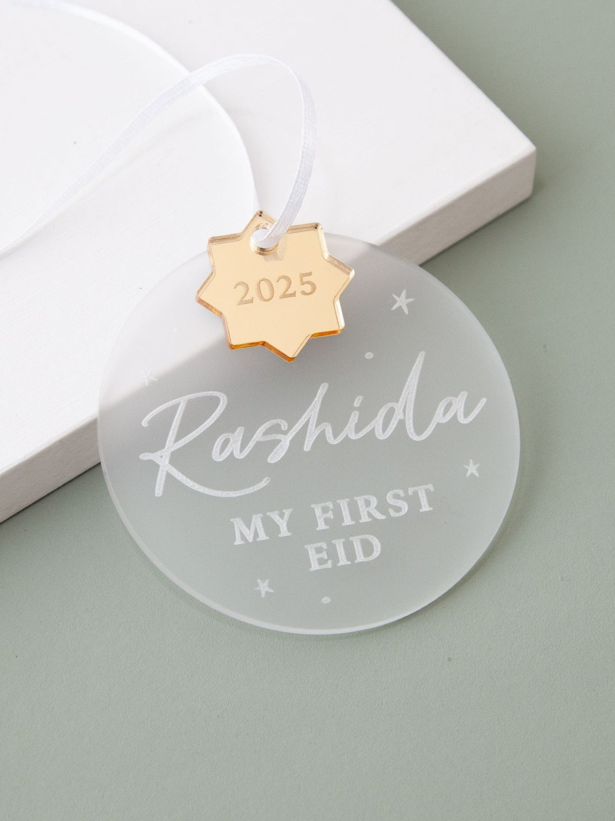 No Ordinary Gift hanging decoration with star charm 8x8 cm - British product