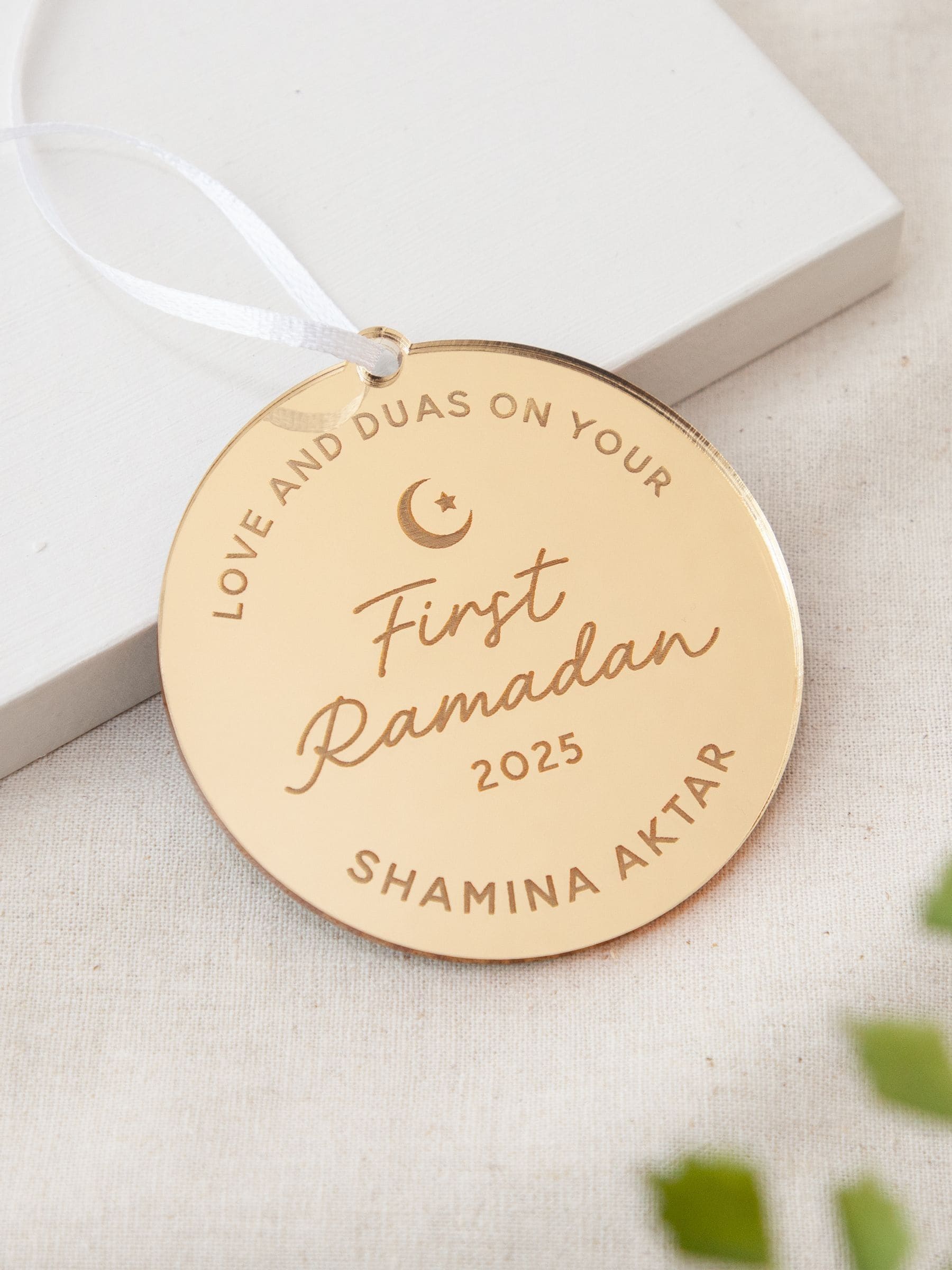 No Ordinary Gift personalised hanging decoration - British product
