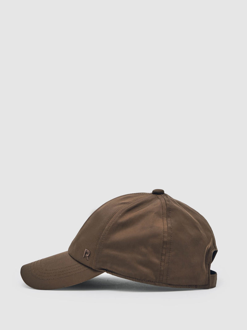 Reiss chocolate Nicole baseball cap (British brand)