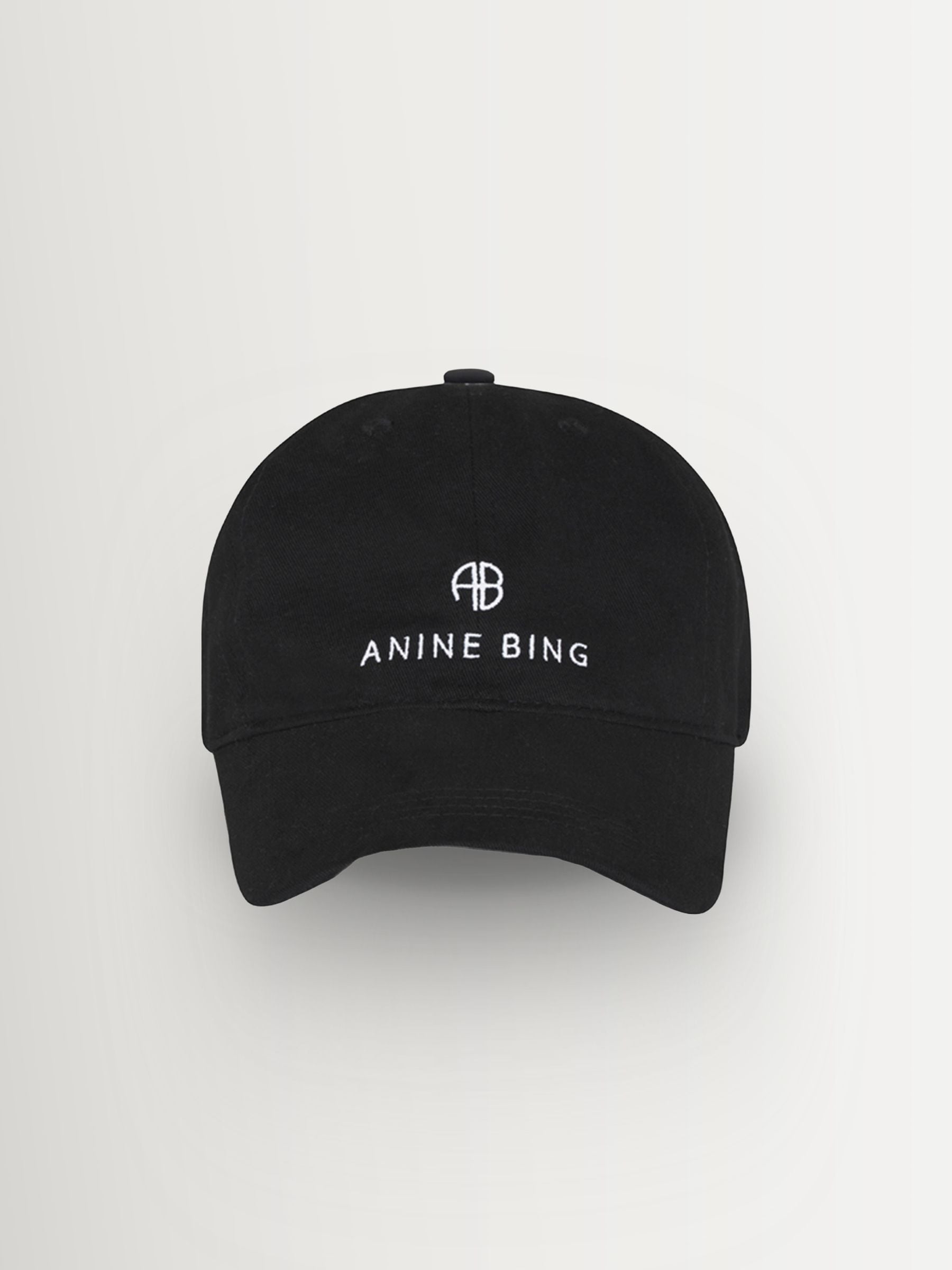 ANINE BING Black Washed Smoke Jeremy Baseball Cap
