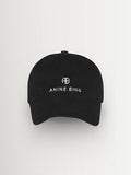 ANINE BING Grey Washed Smoke Jeremy Baseball Cap