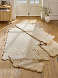 Soft scallop washable doormat, UK version