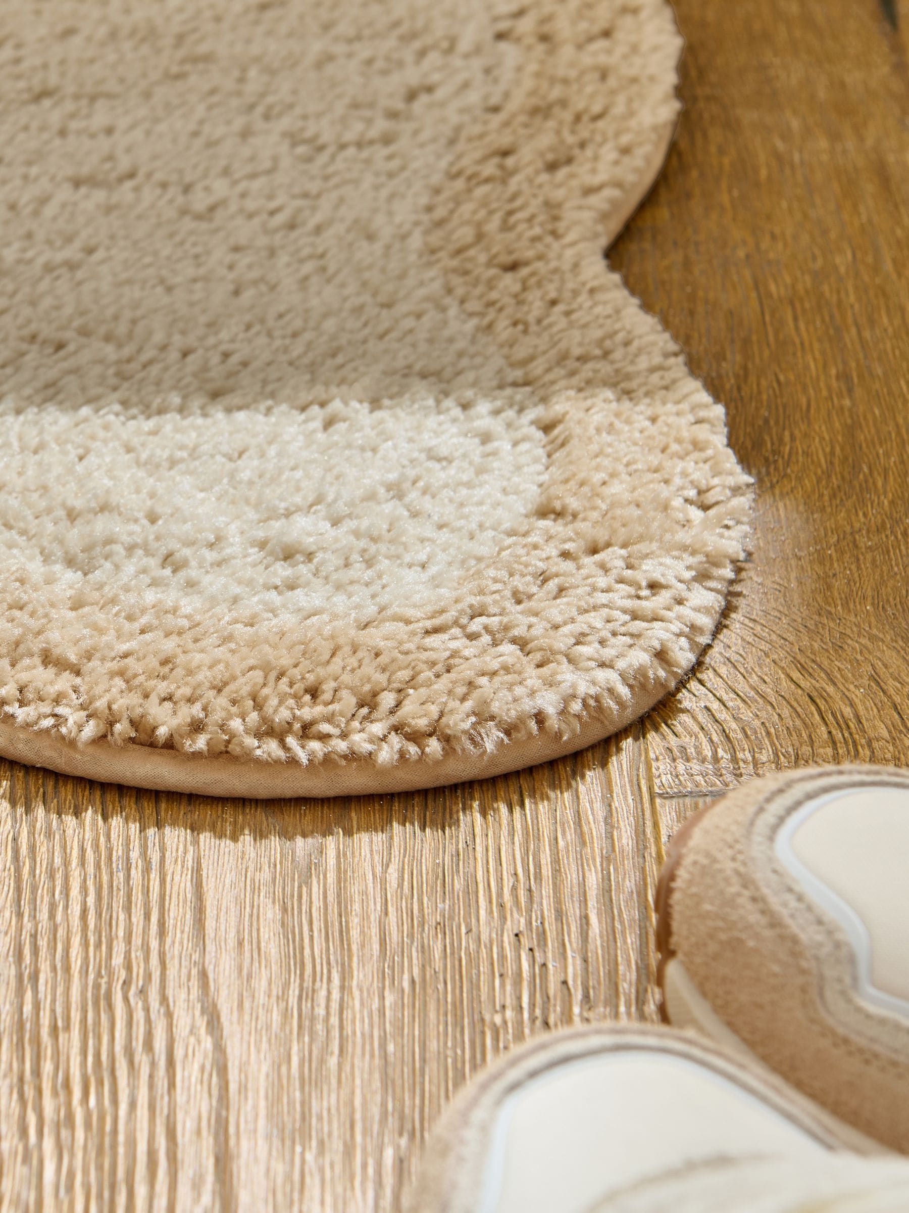 Soft scallop washable doormat, UK version