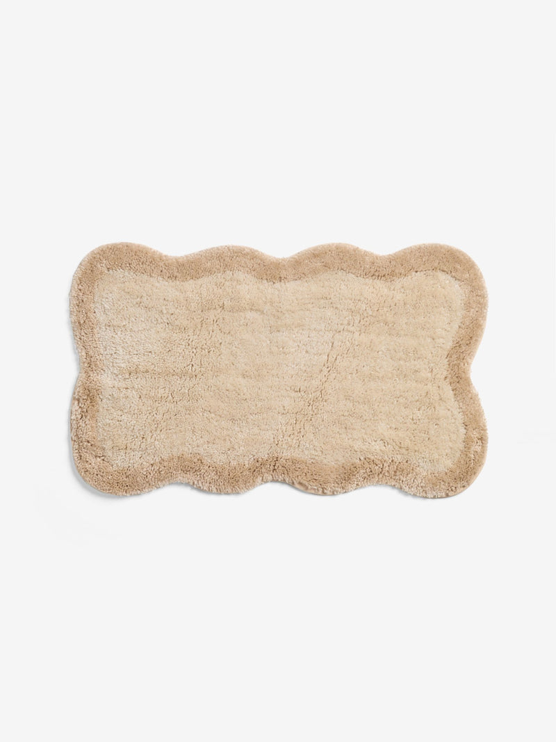Soft scallop washable doormat, UK version