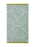 William Morris sage green Michaelmas towel, imported from the UK