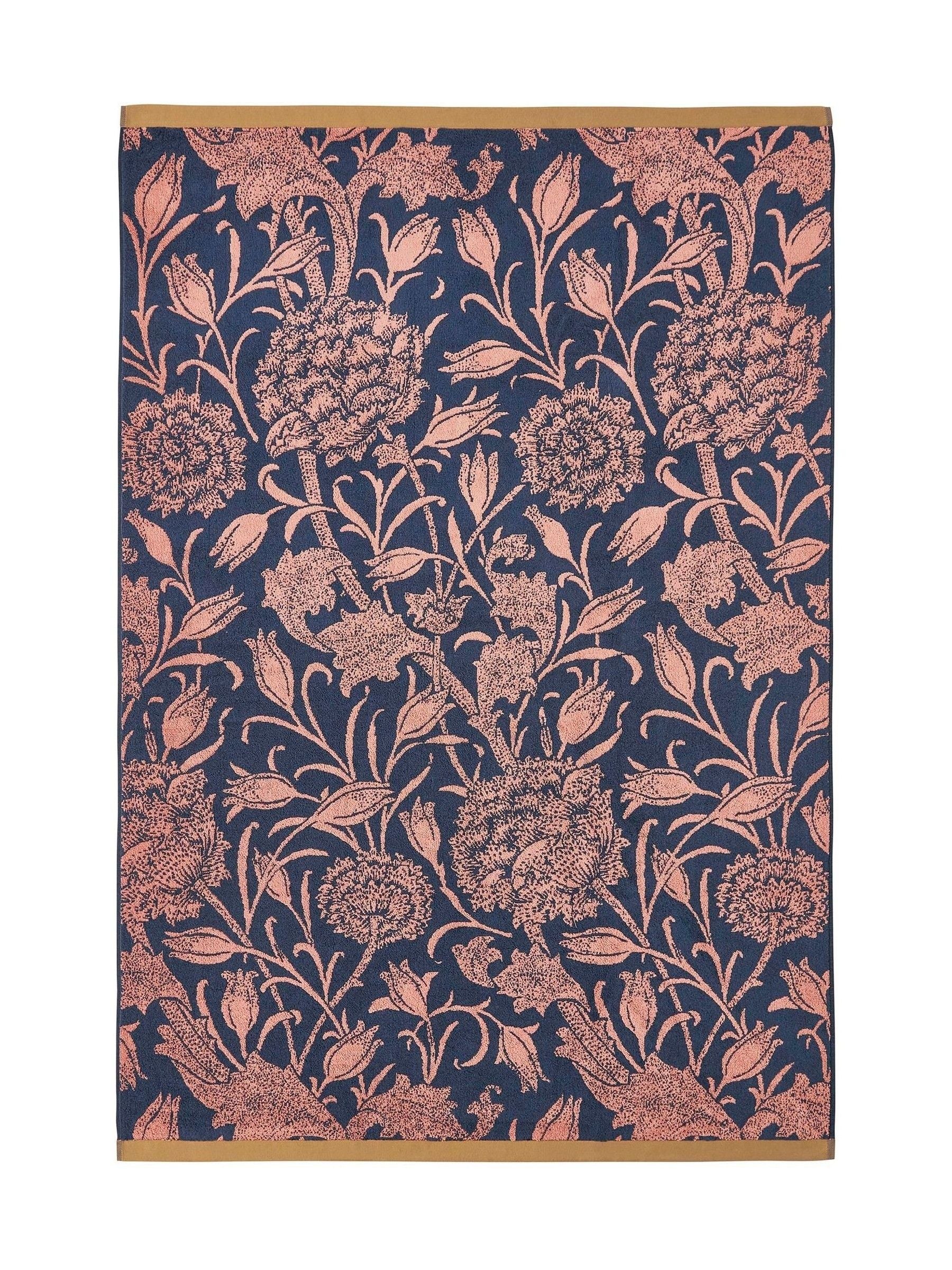 William Morris At Home Copper Wild Tulip towel, UK version