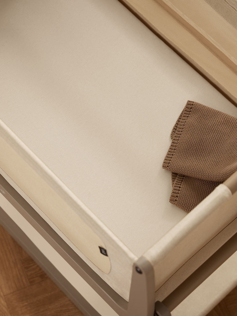 Snuz 2 Pack Sage Cross Crib Fitted Sheets