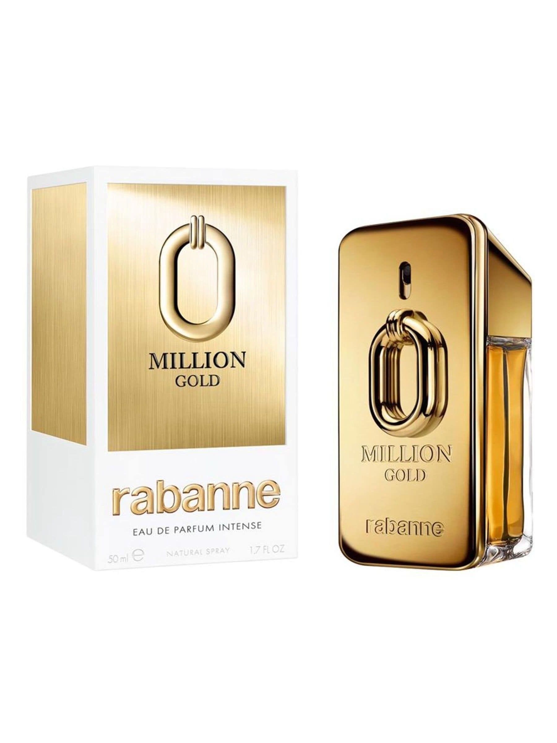 Rabanne Million Gold Eau de Parfum Intense 200ml, imported from the UK