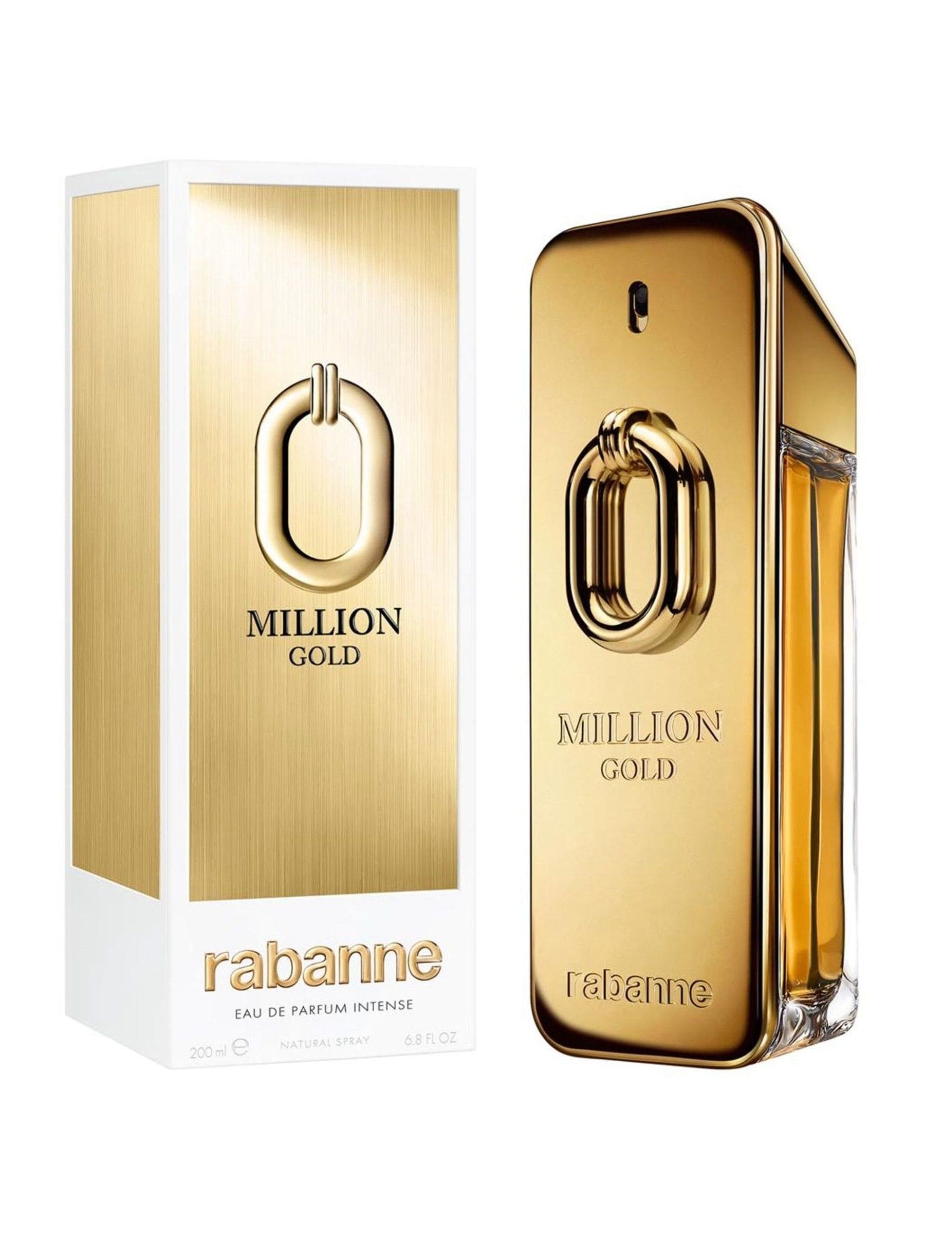 Rabanne Million Gold Eau de Parfum Intense 200ml, imported from the UK