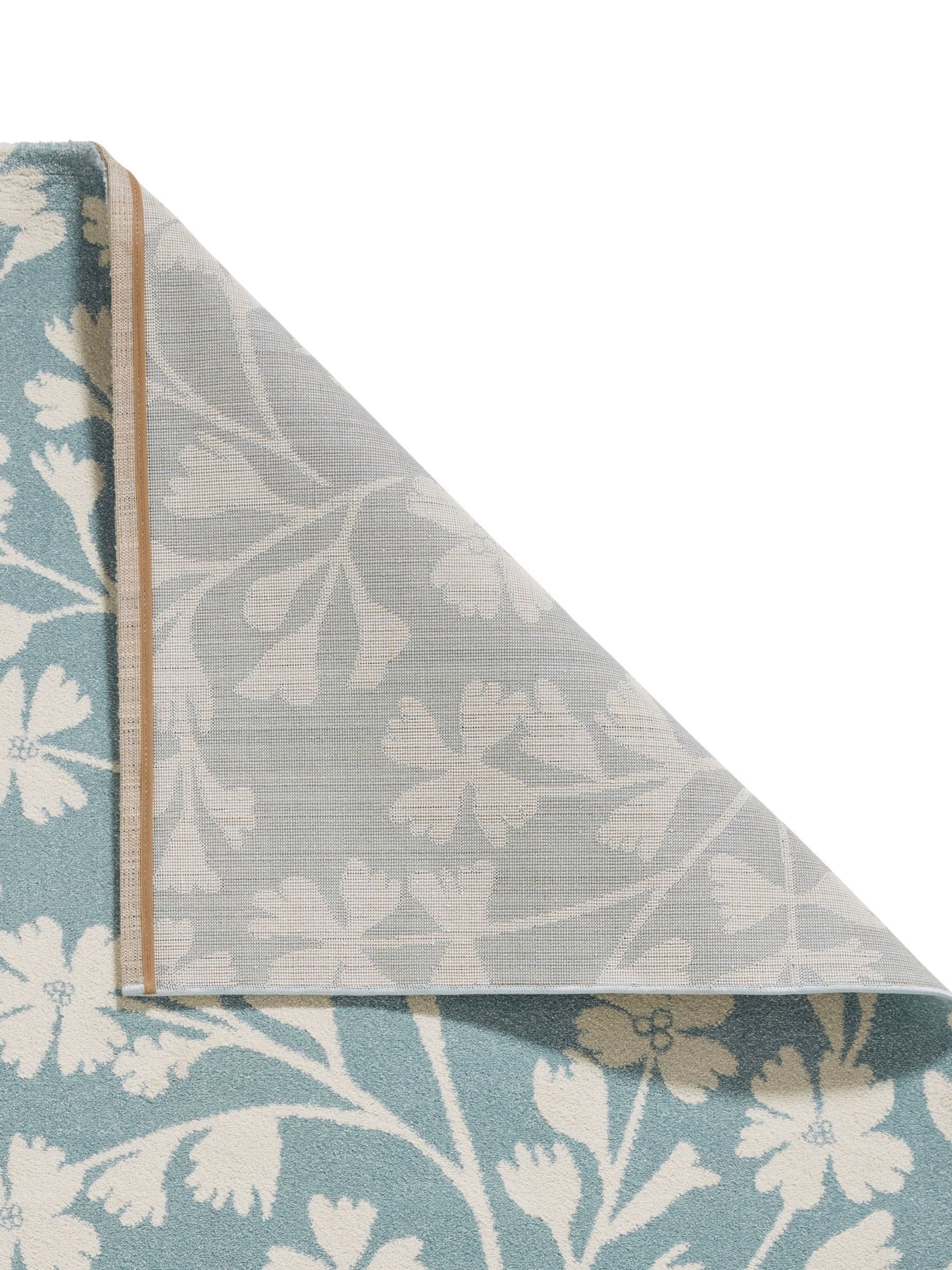 Catherine Lansfield Blue Grace Floral rug - British product