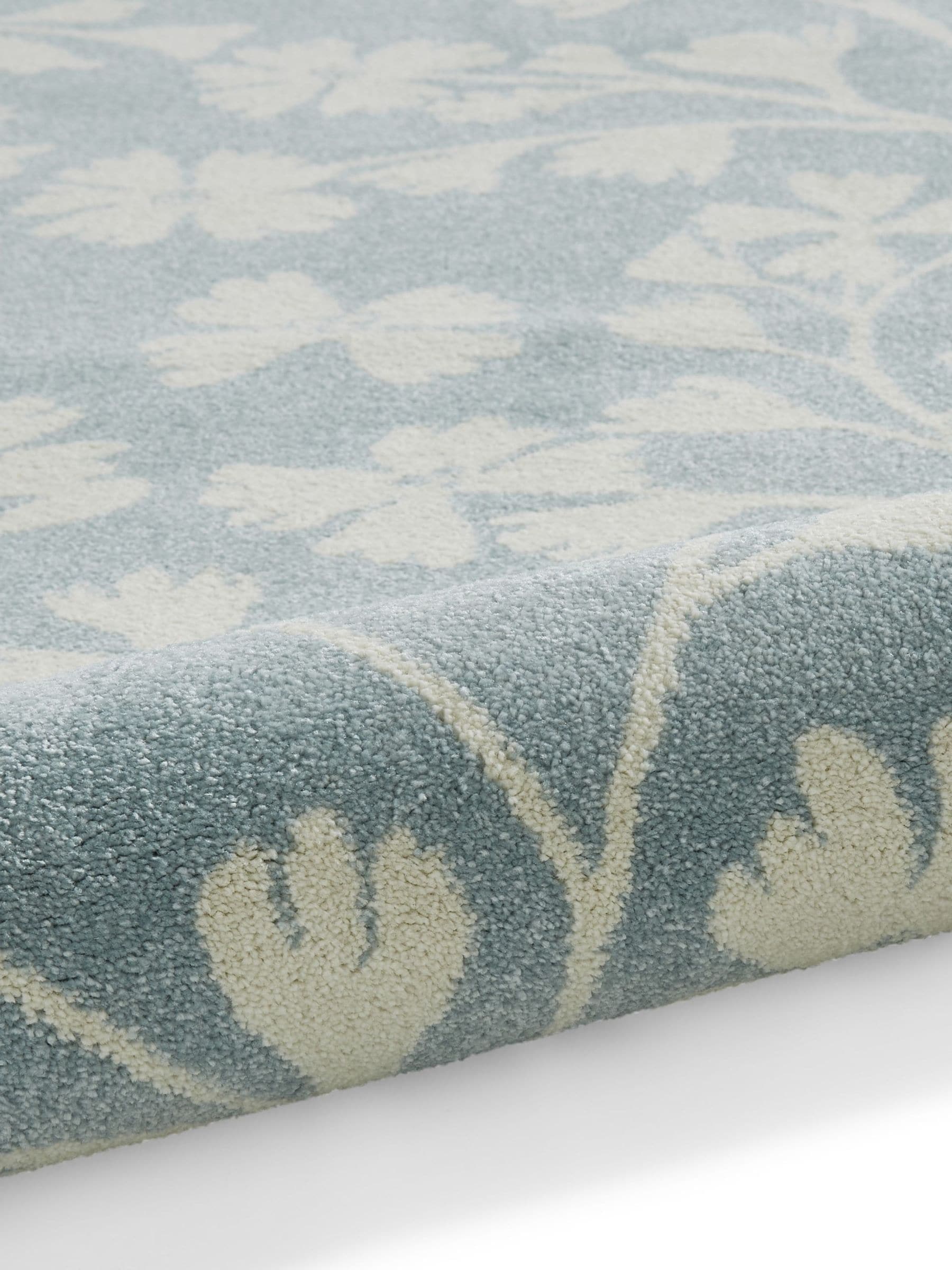 Catherine Lansfield Blue Grace Floral rug - British product