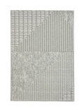 Catherine Lansfield Green Larsson modern abstract rug, UK version