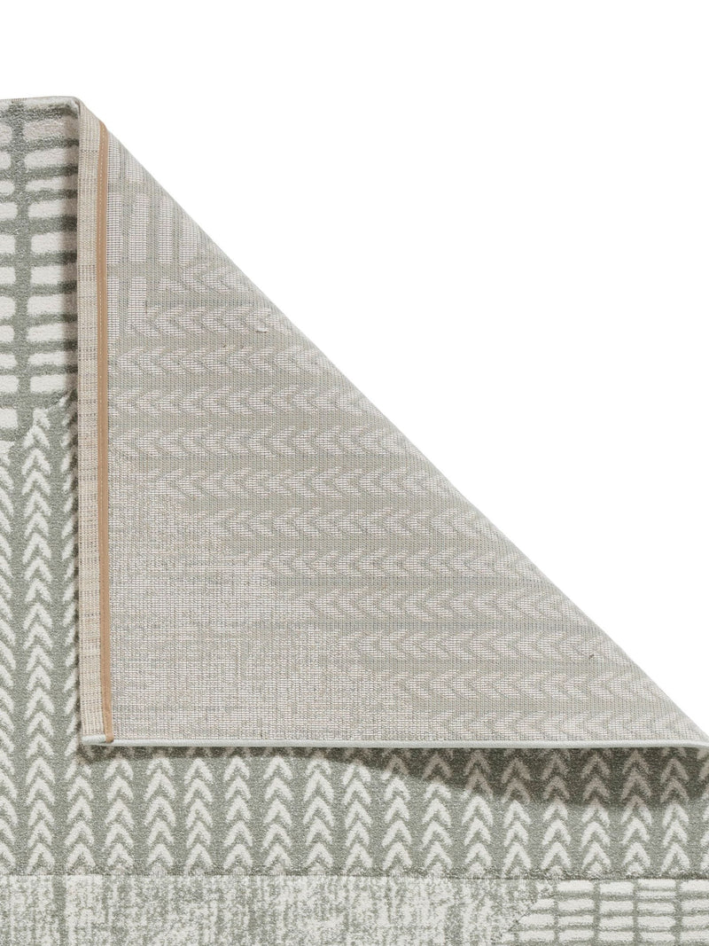 Catherine Lansfield Green Larsson modern abstract rug, UK version